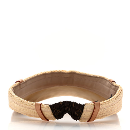 Louis Vuitton Cotton Raffia Effect Beachview Visor Natural 6 of 11