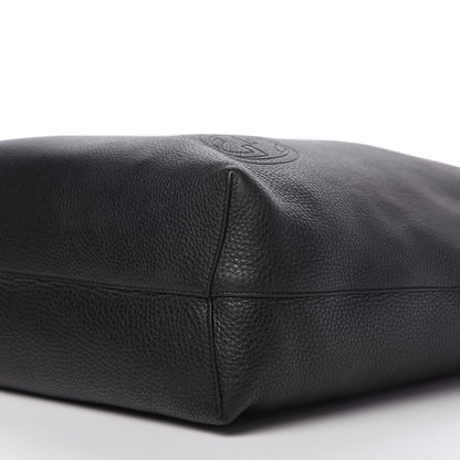 Gucci Nappa Cellarius Soho Vertical Shopping Tote Black 7 of 9