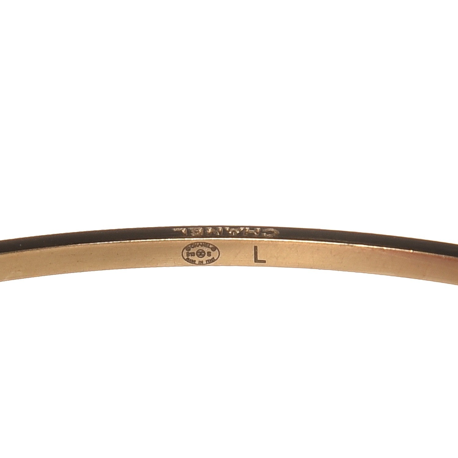 Chanel Pearl Large Bangle Gold 4 of 5
