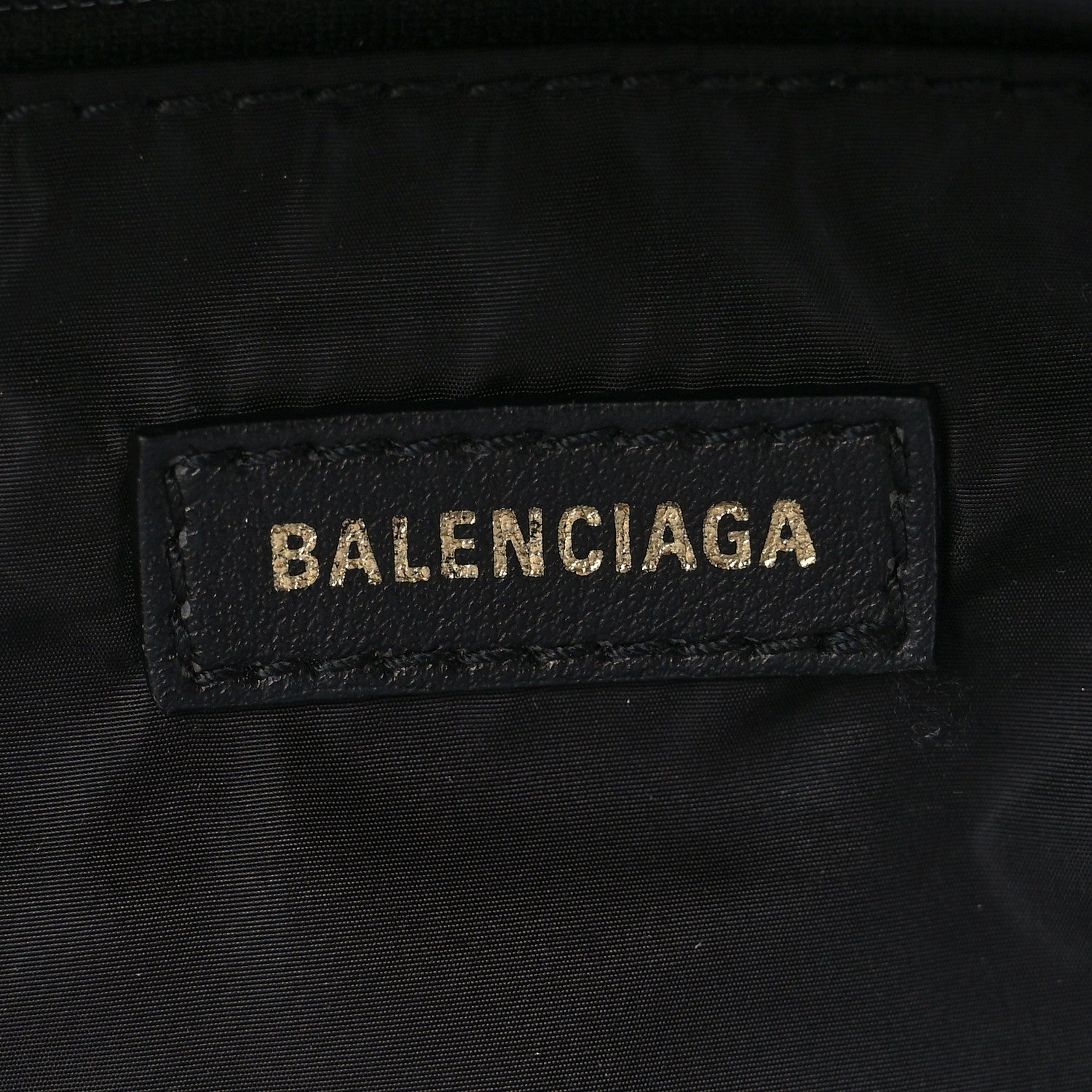 Balenciaga Sport Nylon Logo Embroidered S Wheel Backpack Black 6 of 8