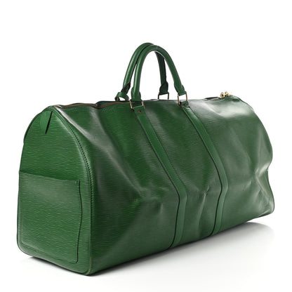Louis Vuitton Epi Keepall 55 Borneo 2 of 24