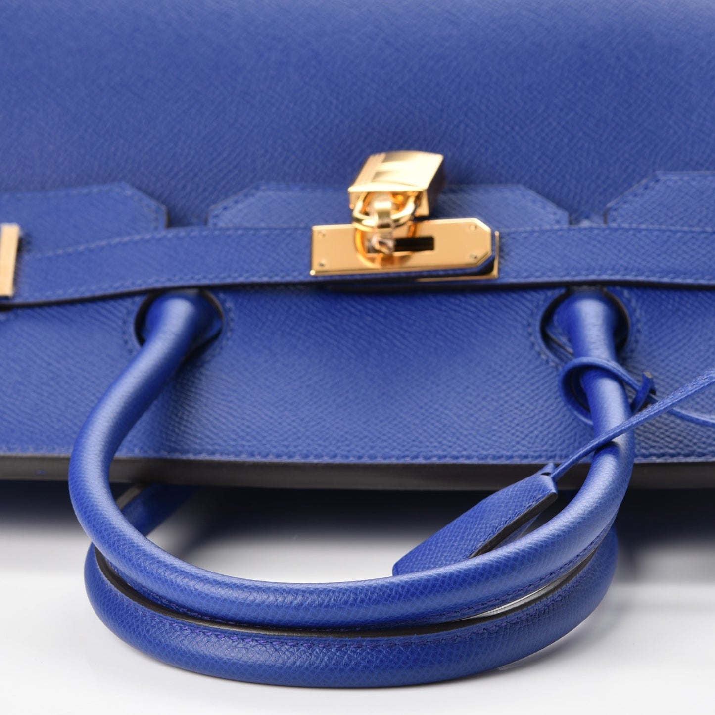 Epsom Birkin 35 Bleu Electrique