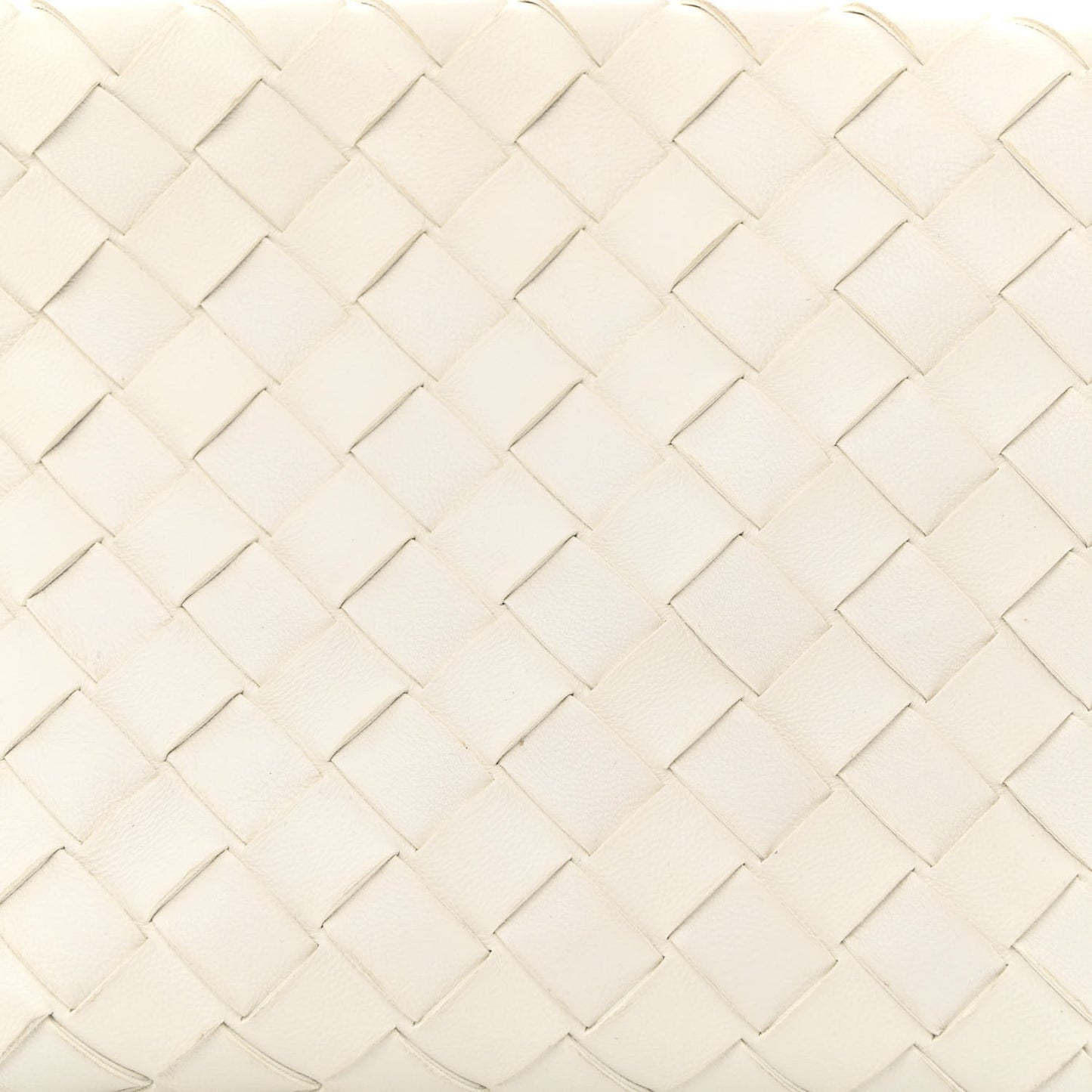 Nappa Intrecciato Tie Shoulder Bag White