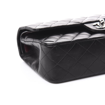 Chanel Lambskin Quilted Medium Double Flap Black 10 of 13