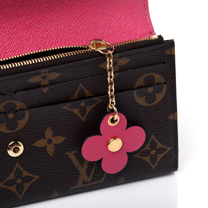 Louis Vuitton Monogram Bloom Flower Emilie Wallet 7 of 11