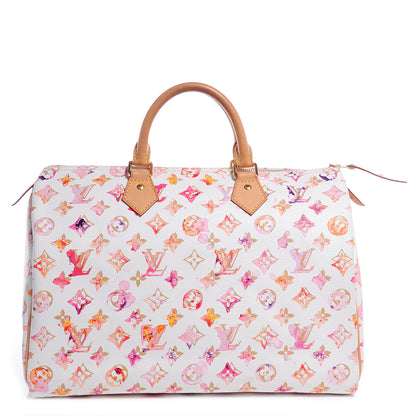 Louis Vuitton Watercolor Aquarelle Speedy 35 White 1 of 7