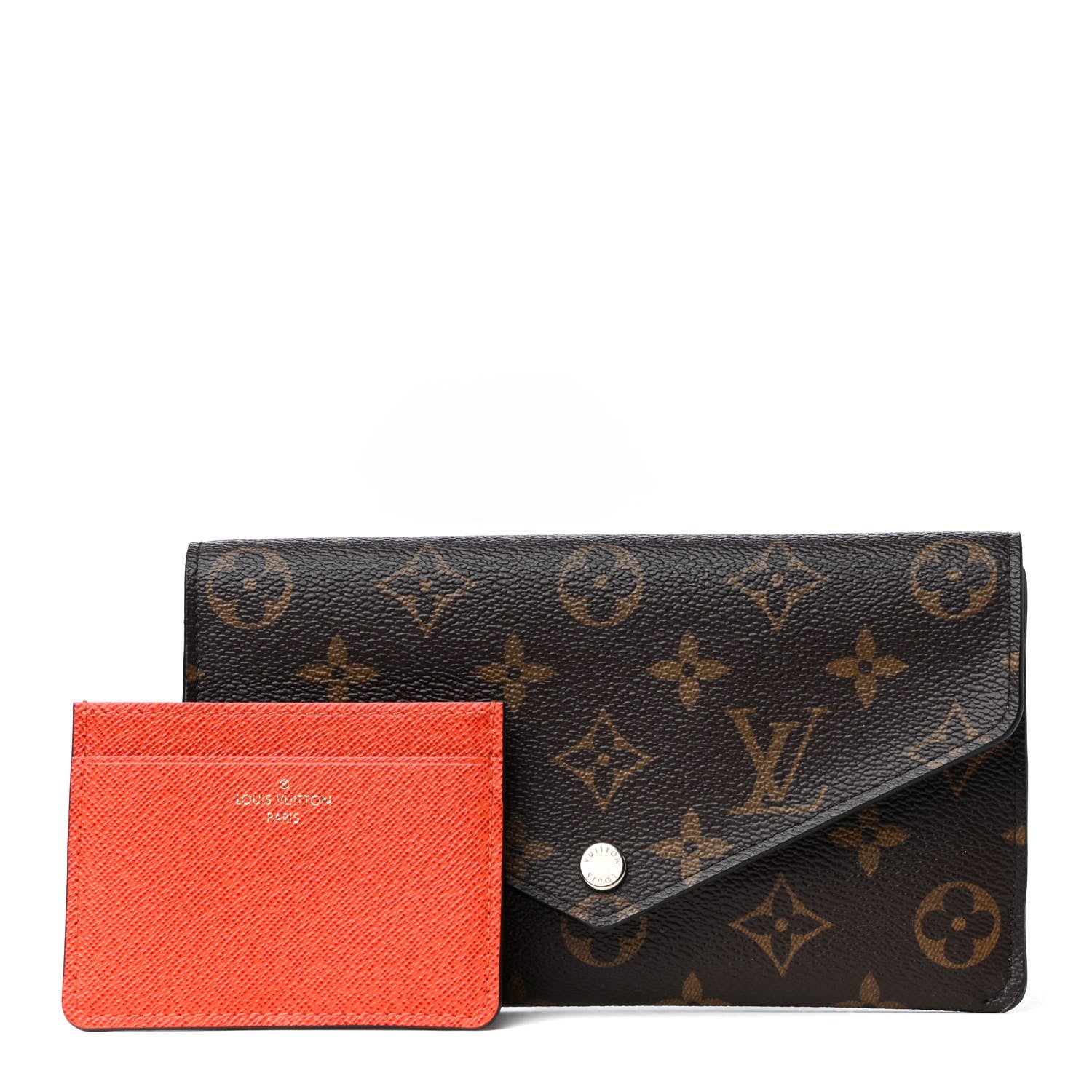Louis Vuitton Monogram Jeanne Wallet Rose Ballerine 2 of 7