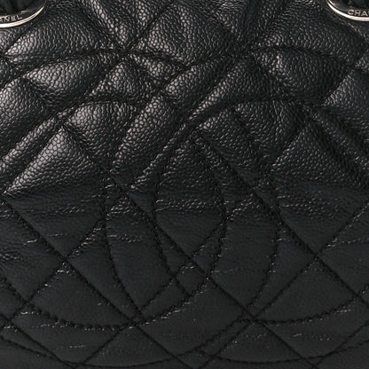 Chanel Caviar Quilted CC Timeless Bowler Black 9 of 12