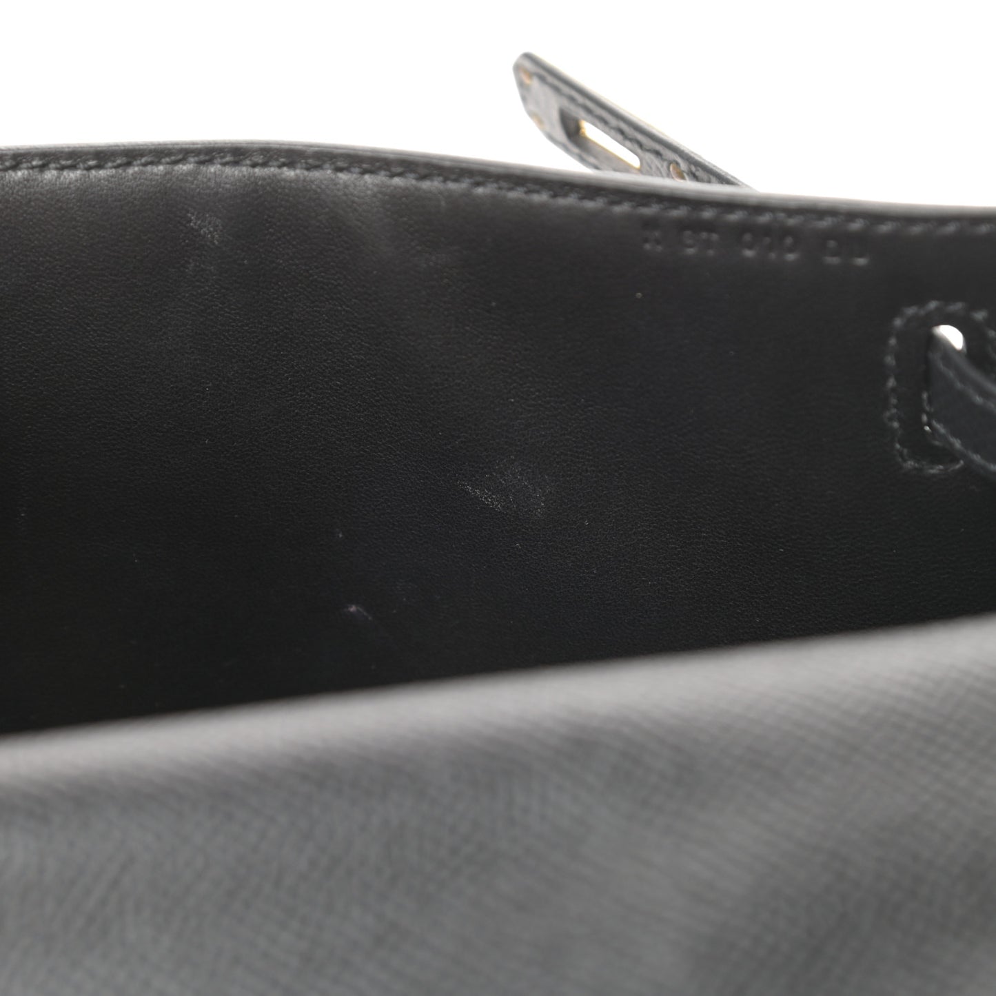 Epsom Kelly Pochette Clutch Black