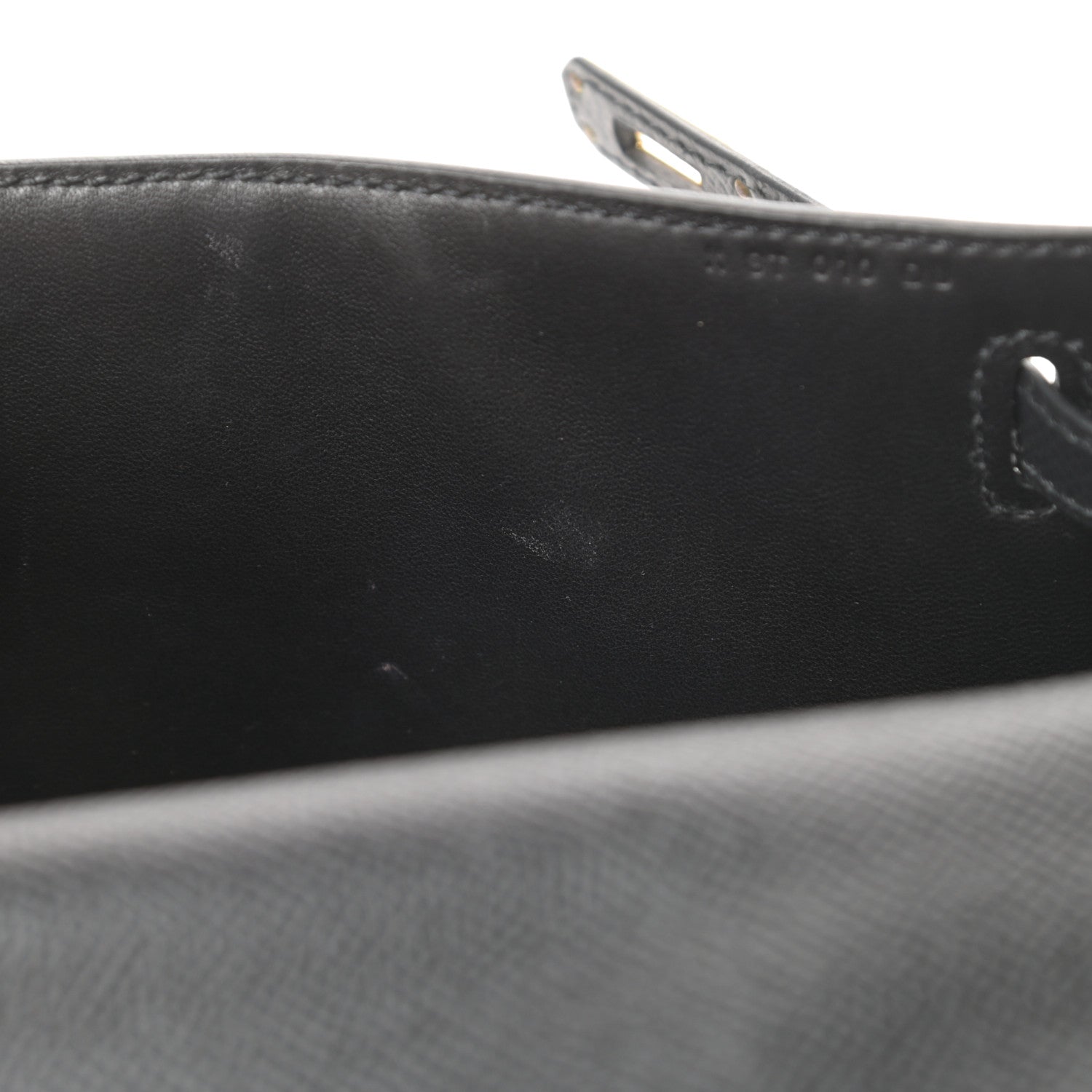 Hermes Epsom Kelly Pochette Clutch Black 10 of 10