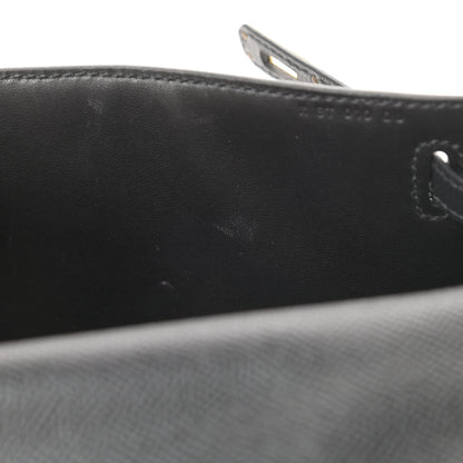 Hermes Epsom Kelly Pochette Clutch Black 10 of 10