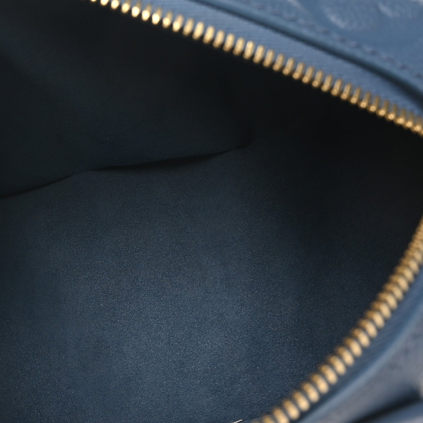 Metallic Empreinte Monogram Giant Speedy Bandouliere 20 Navy Nacre