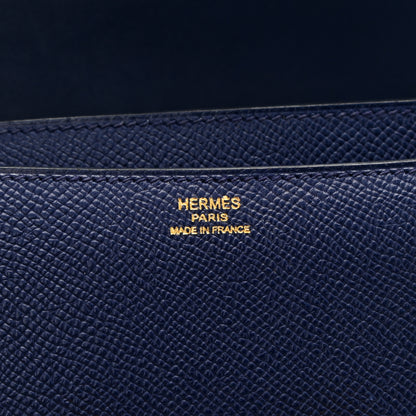 Hermes Epsom Constance Elan 25 Bleu Saphir 6 of 11