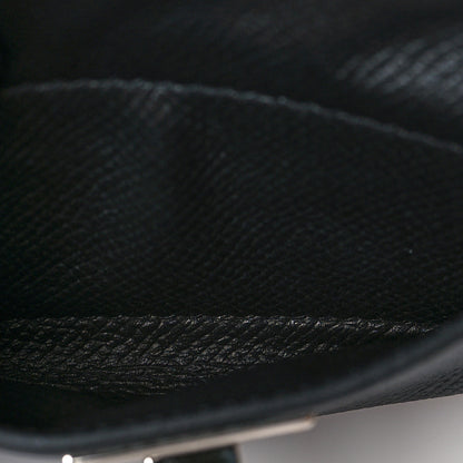 Hermes Swift Epsom Pocket Kelly Shoulder Strap Black 3 of 5