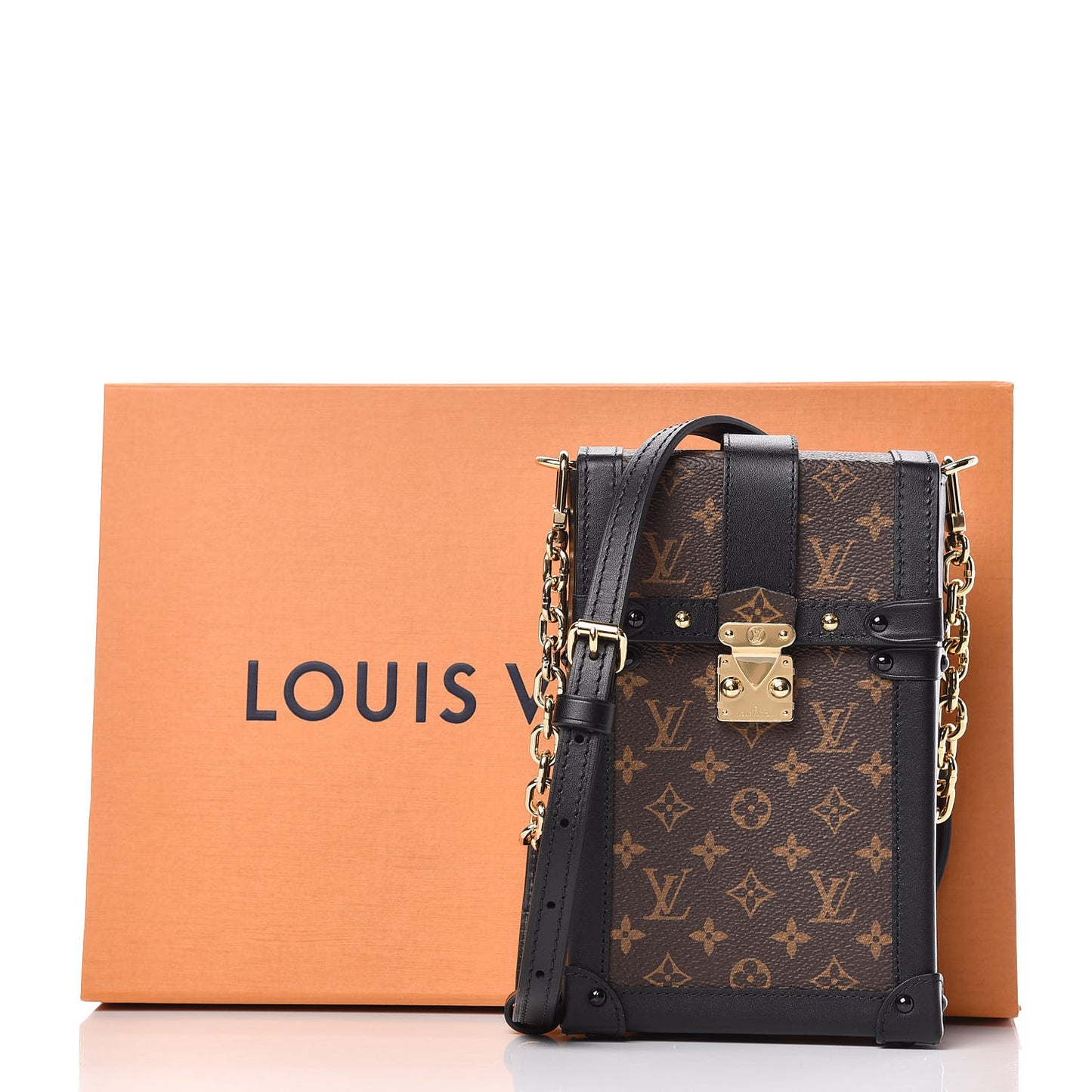Monogram Pochette Trunk Verticale Black