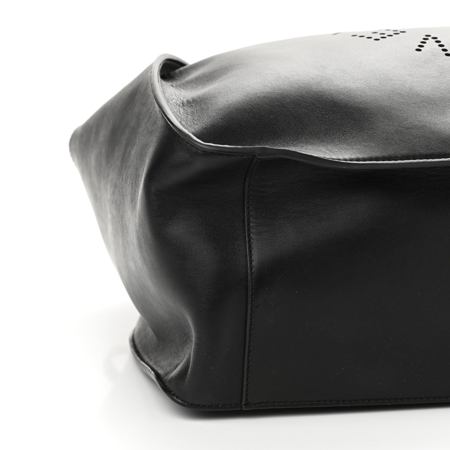 Eco Alter Nappa East West Perforated Tote Black
