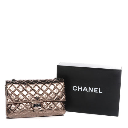 Chanel Metallic Aged Calfskin 2.55 Reissue 226 Flap Gold 9 of 9