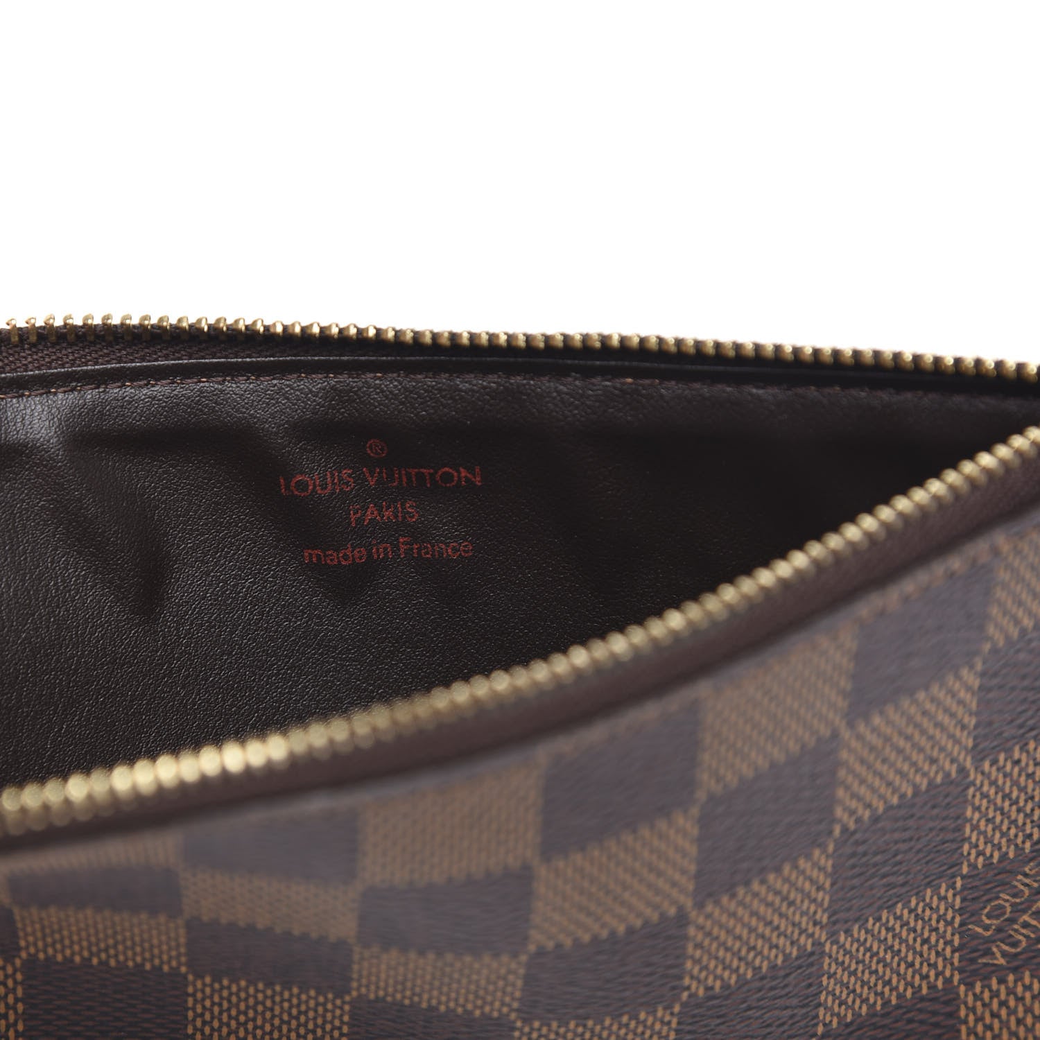 Louis Vuitton Damier Ebene Josephine Wallet Zippered Insert 5 of 6