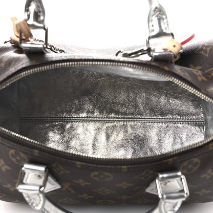 Louis Vuitton Monogram 57th Street NYC Speedy Soft 30 Silver 5 of 9