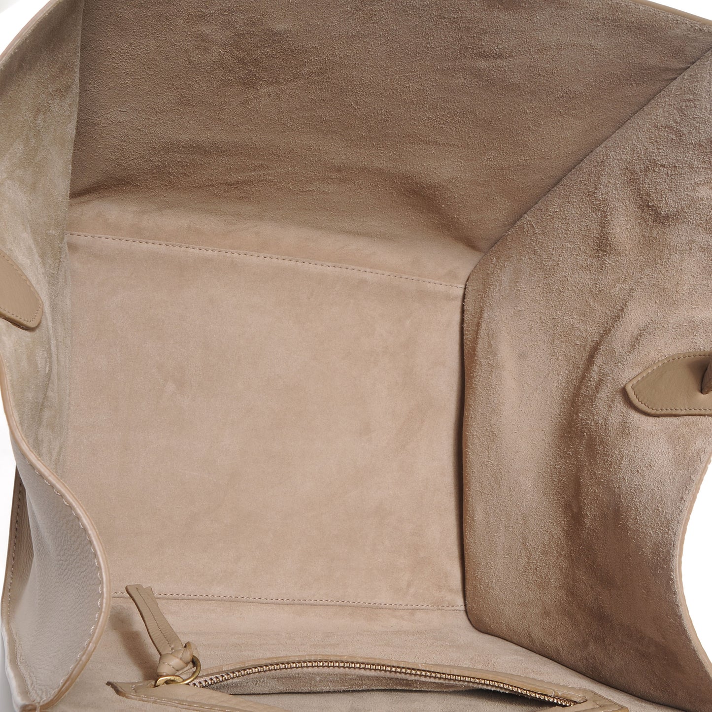 Smooth Calfskin Medium Phantom Luggage Taupe