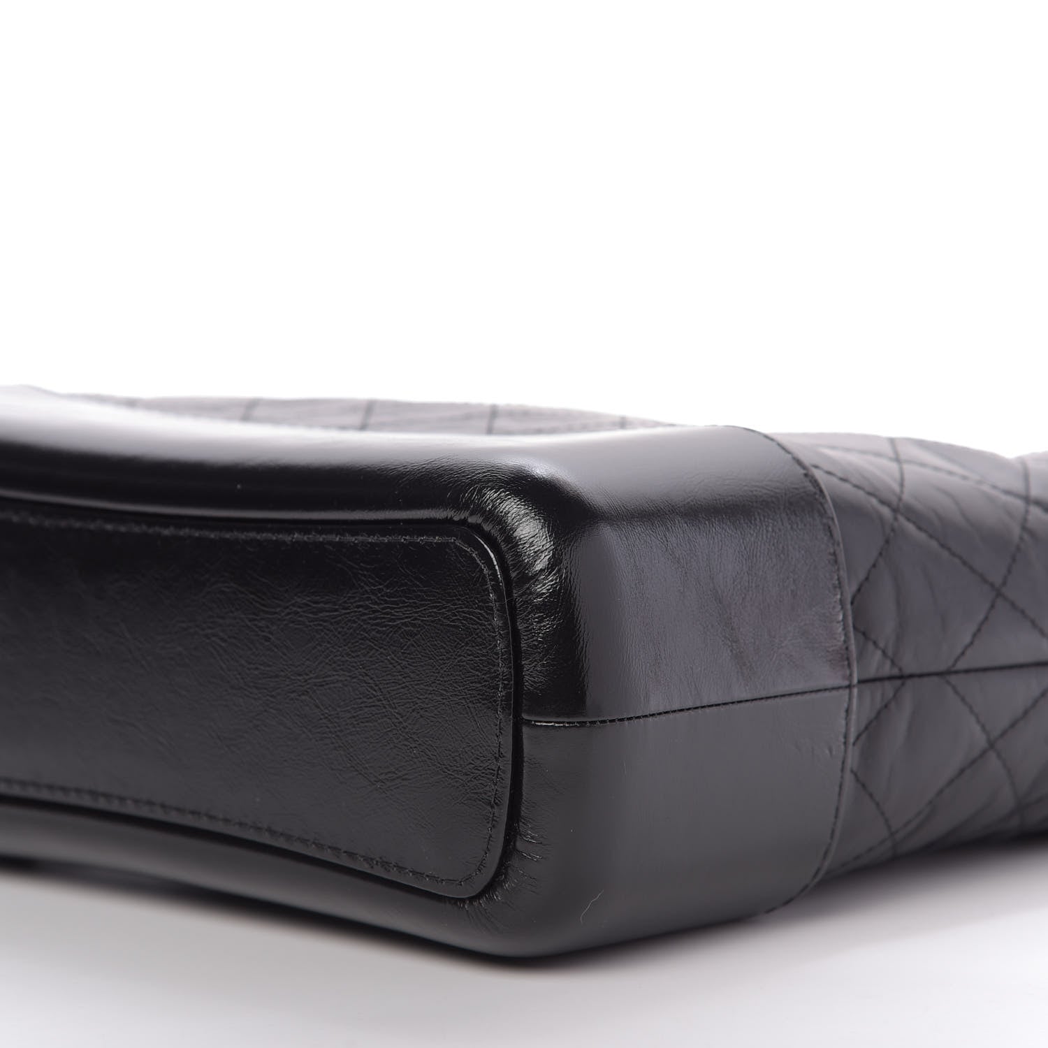 Chanel Aged Calfskin Quilted Medium Gabrielle Hobo Black 7 of 9
