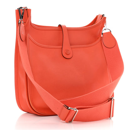 Hermes Epsom Evelyne III GM Orange Poppy 3 of 13