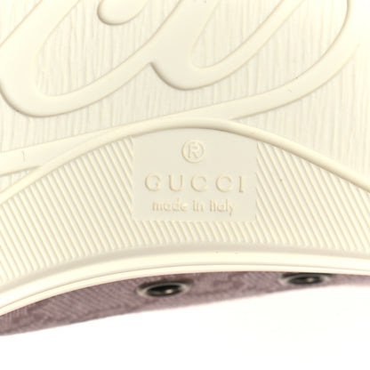Gucci GG Monogram Calfskin Womens Low Top Sneakers 36.5 Pink Soft Pink 6 of 9
