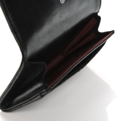 Chanel Lambskin Quilted Flap Card Holder Black 8 of 9