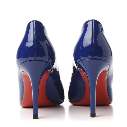 Christian Louboutin Patent Pigalle 85 Pumps 35.5 Neptune 7 of 9