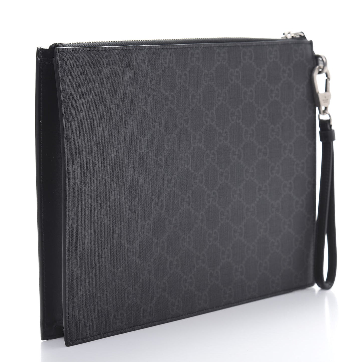 GG Supreme Monogram Rainbow Eagle Documents Holder Black Grey Multicolor