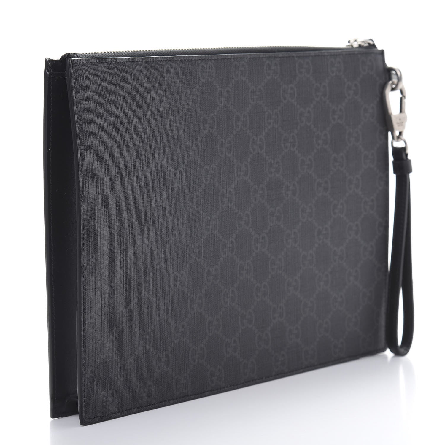 Gucci GG Supreme Monogram Rainbow Eagle Documents Holder Black Grey Multicolor 3 of 8