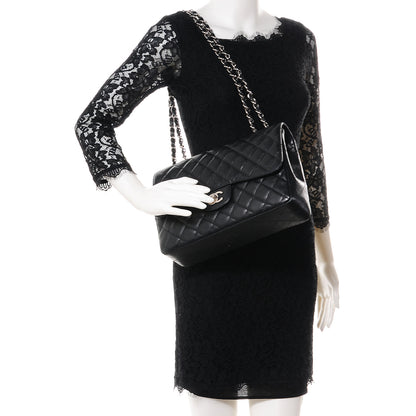 Chanel Caviar Jumbo Single Flap Black 2 of 9