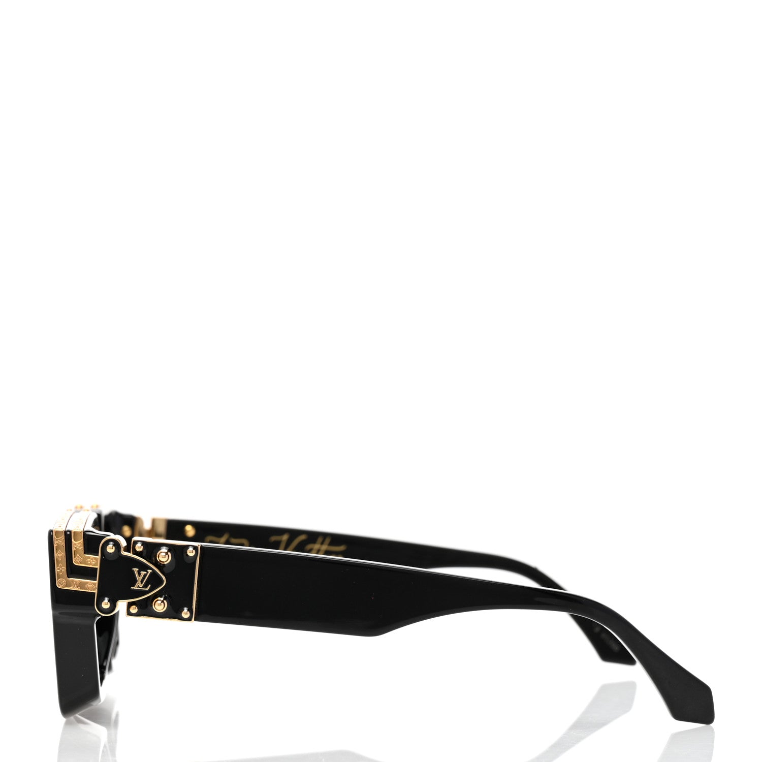 Louis Vuitton Acetate 1.1 Millionaires Sunglasses Z1165E Black 3 of 8