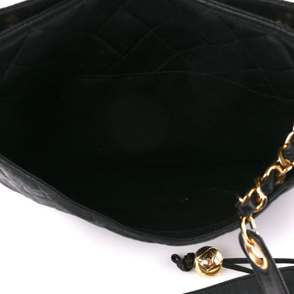 Chanel Lambskin Quilted Shoulder Bag Black 9 of 14