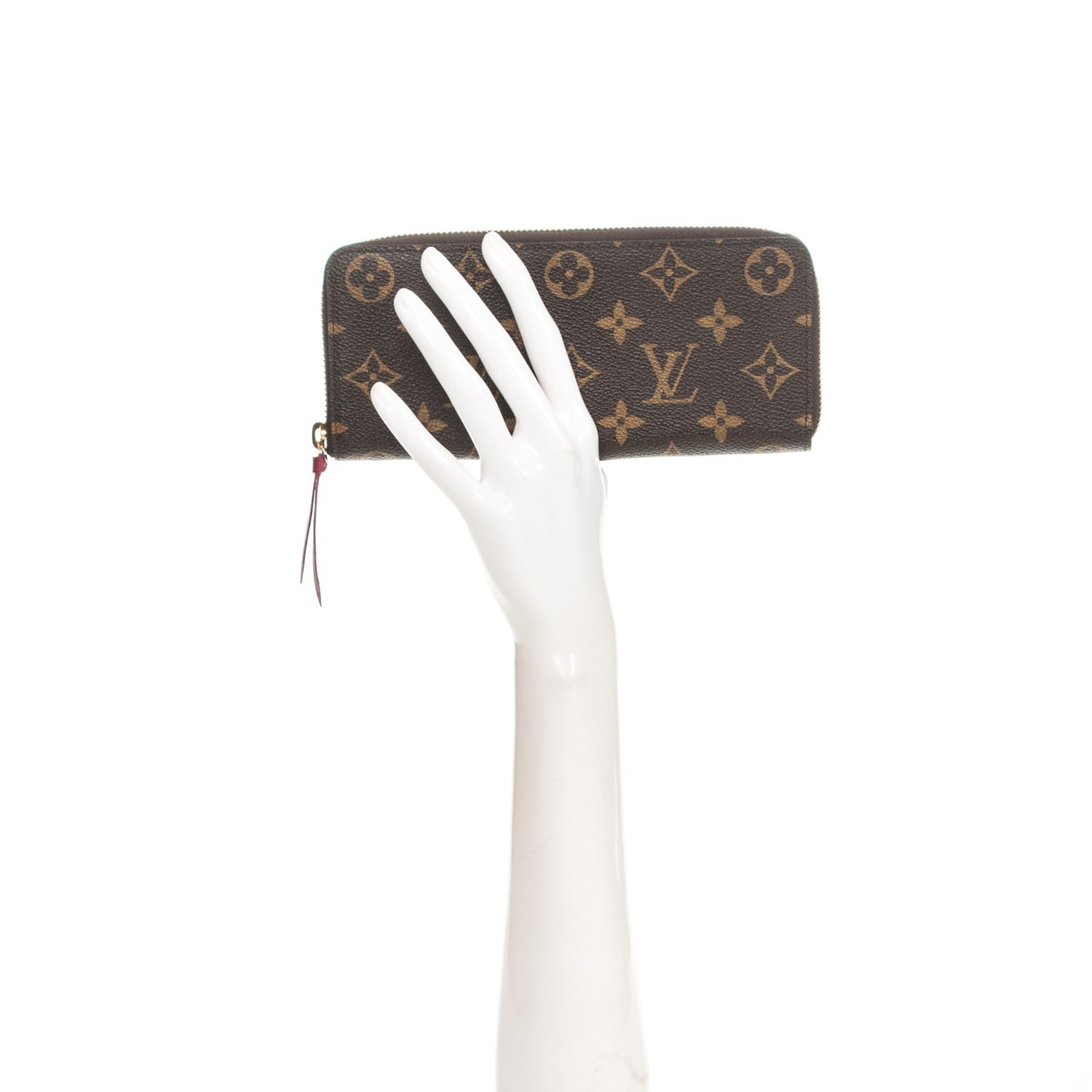 Monogram Clemence Wallet Fuchsia