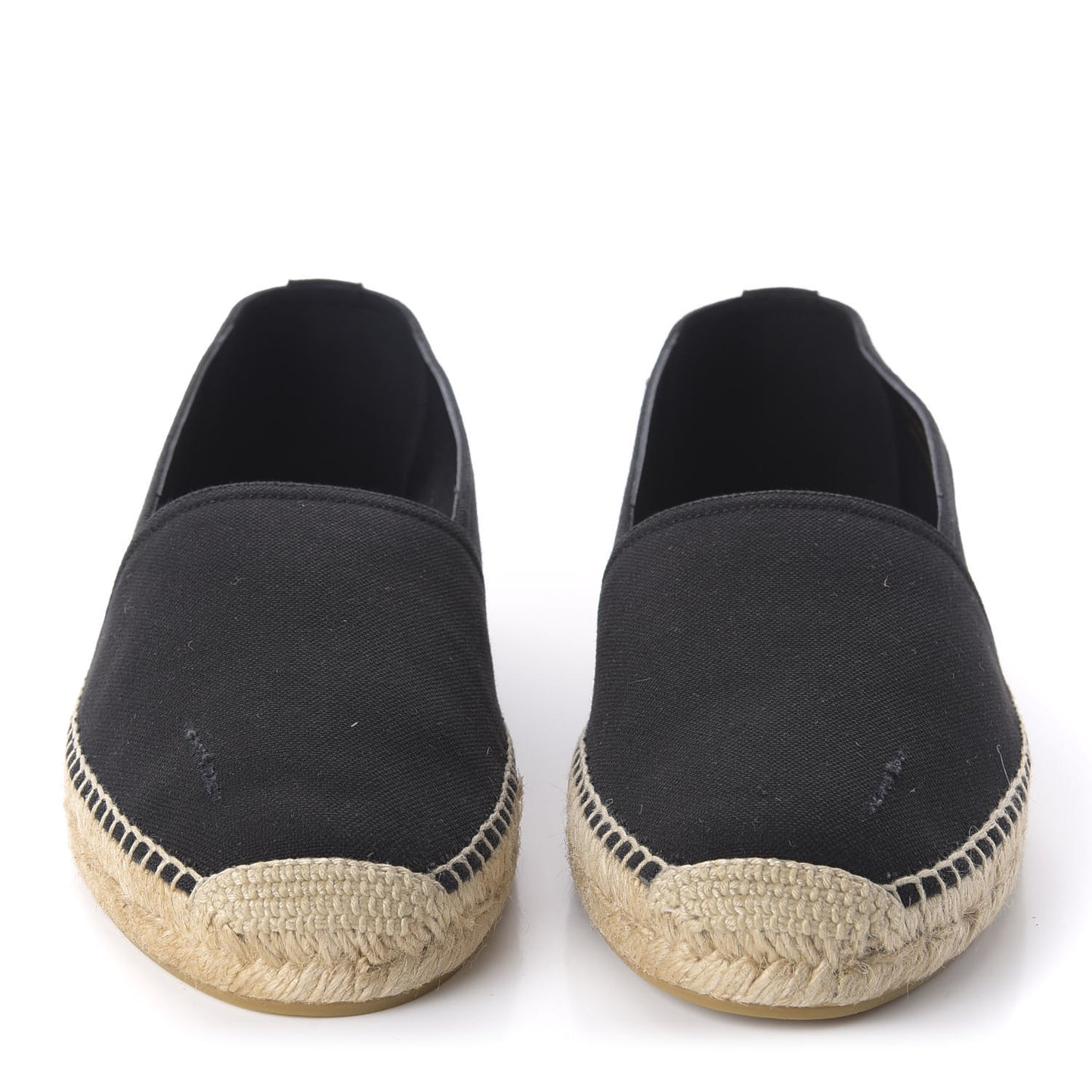 Canvas Elba Logo Embroidered Espadrilles 43 Black