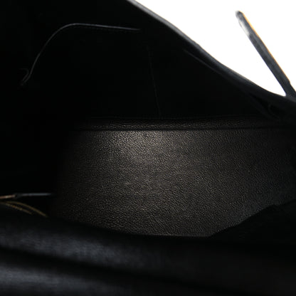 Hermes Evercalf Kelly Retourne 28 Black 5 of 15