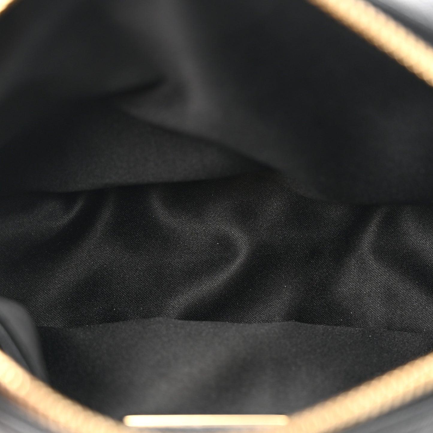 Hammered Calfskin Lydia Bow Camera Bag Black
