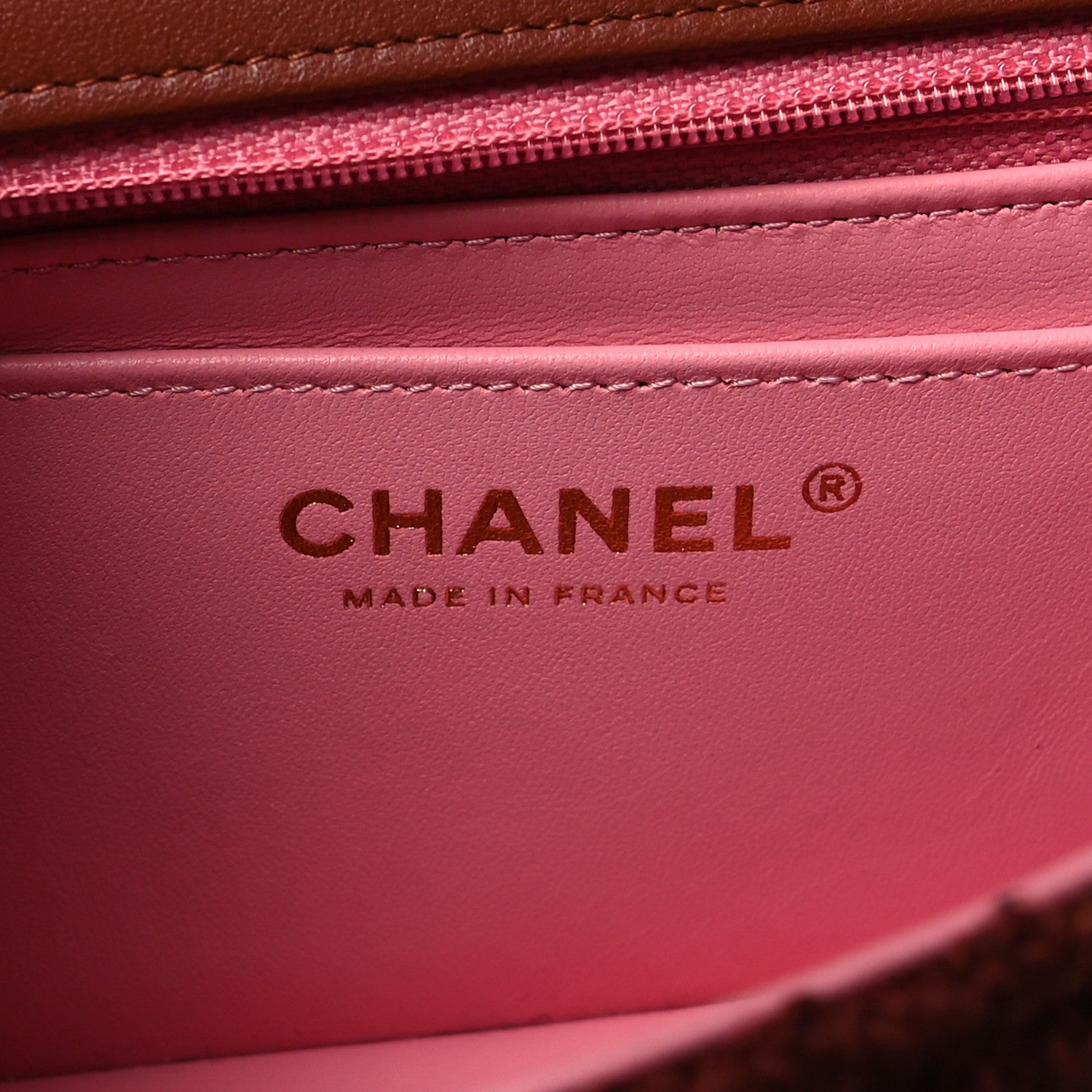 Chanel Wool Tweed Quilted Mini Rectangular Flap Brown 6 of 11