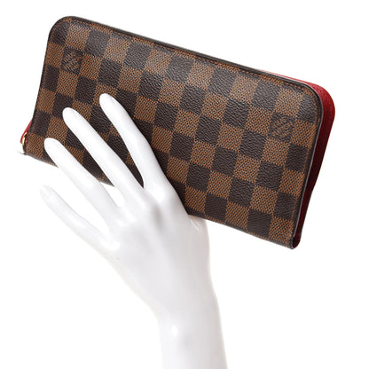 Louis Vuitton Damier Ebene Insolite Wallet Red 2 of 7
