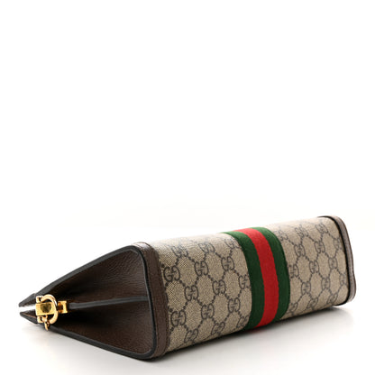 Gucci GG Supreme Monogram Web Small Ophidia Chain Shoulder Bag Brown 4 of 10