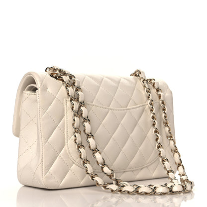 Chanel Caviar Quilted Small Double Flap White 3 of 9