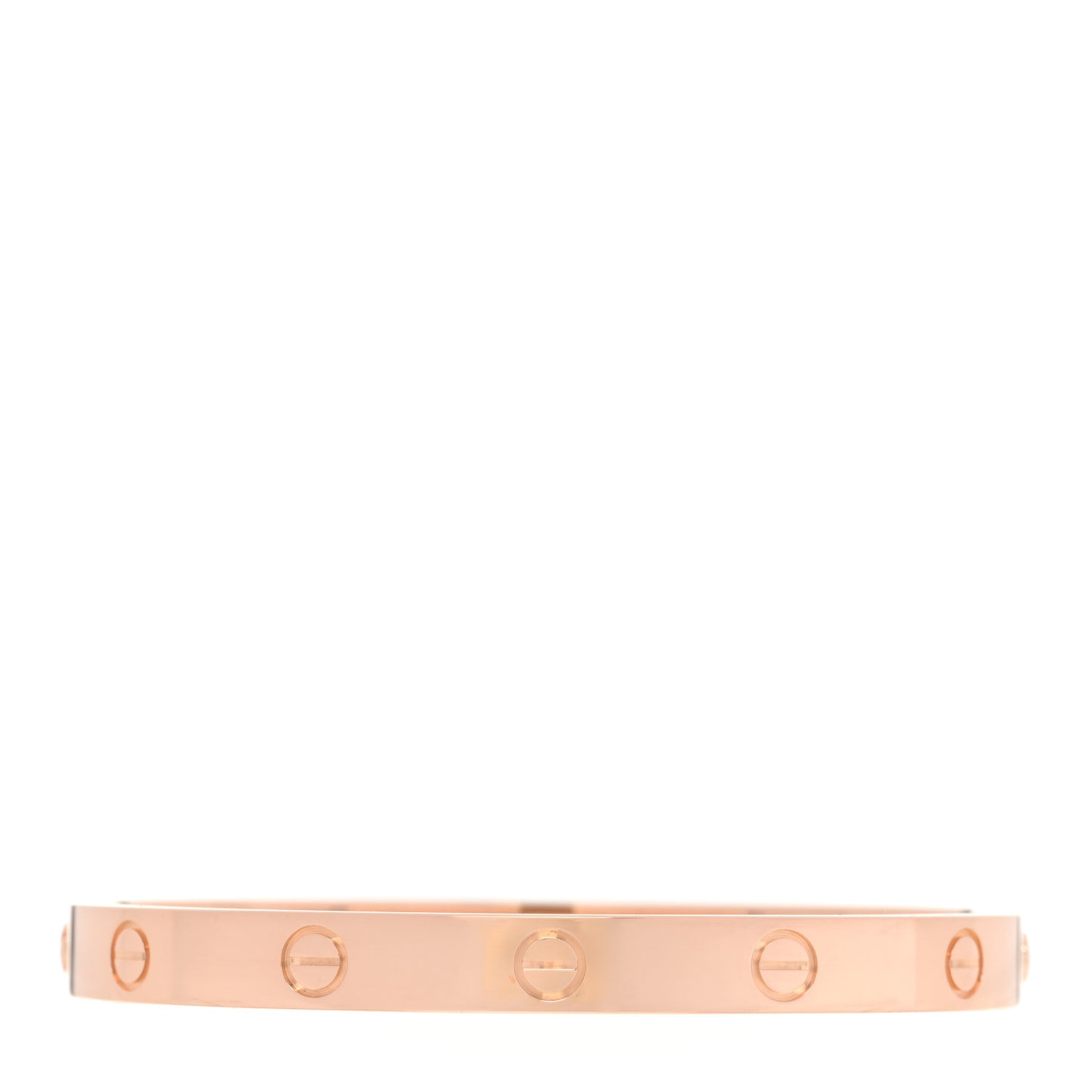 18K Pink Gold LOVE Bracelet 17
