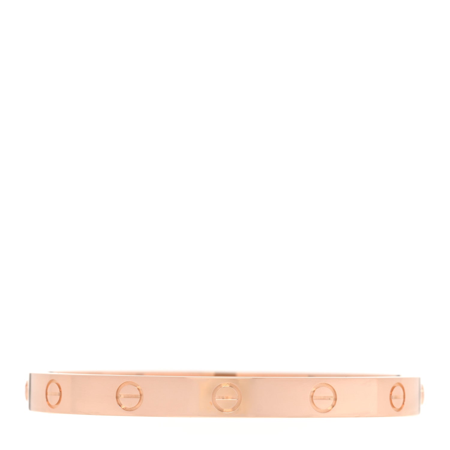 Cartier 18K Pink Gold LOVE Bracelet 17 2 of 5