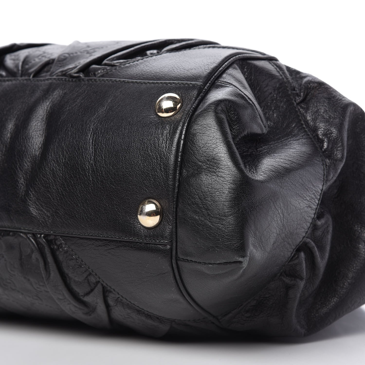 Gucci Guccissima Large Full Moon Tote Black 7 of 20