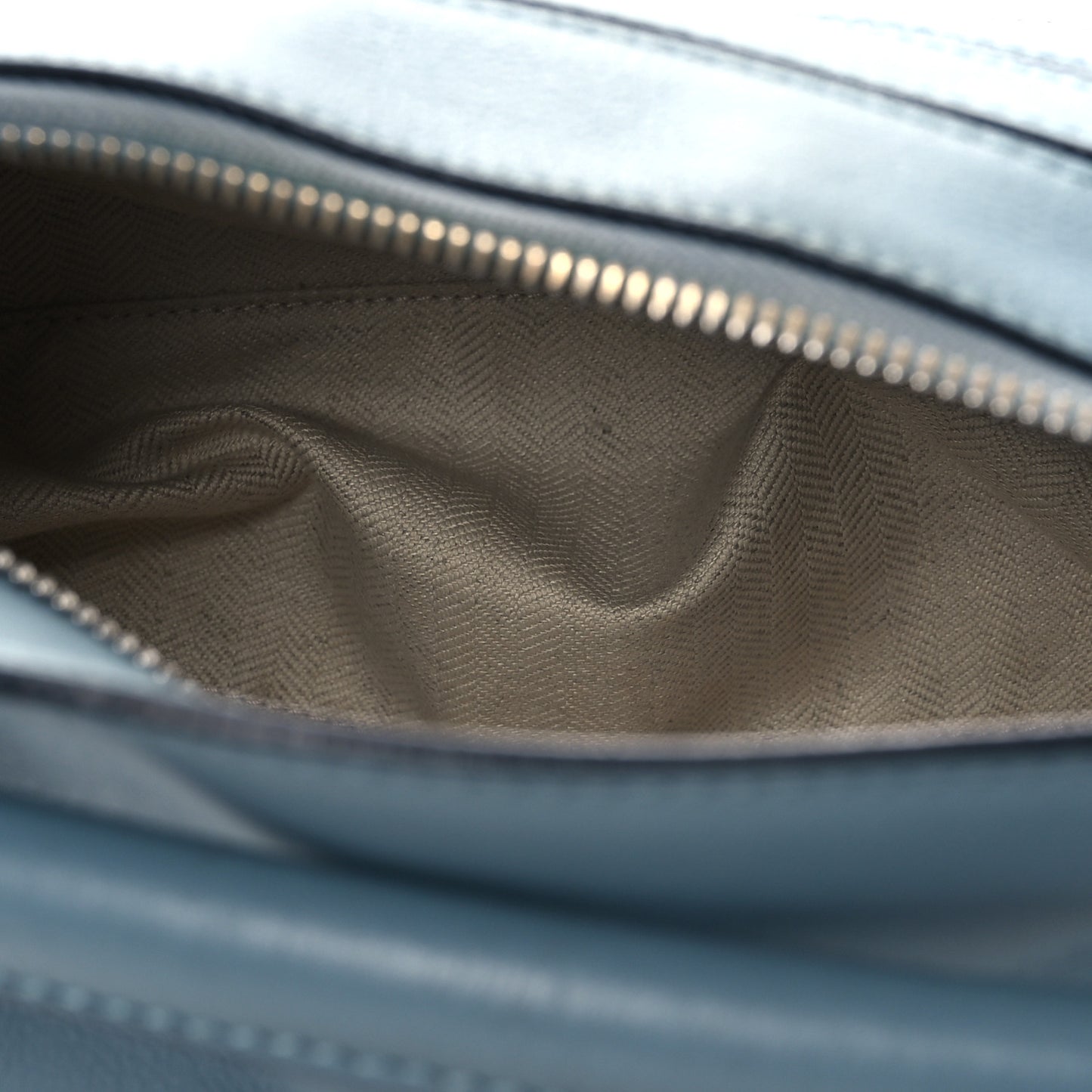 Calfskin Small Puzzle Bag Stone Blue