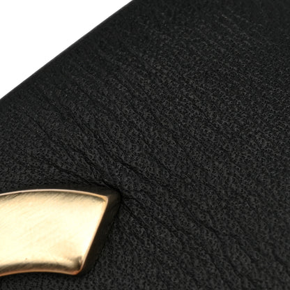 Chanel Calfskin CC Wide Cuff S Black Gold 8 of 11