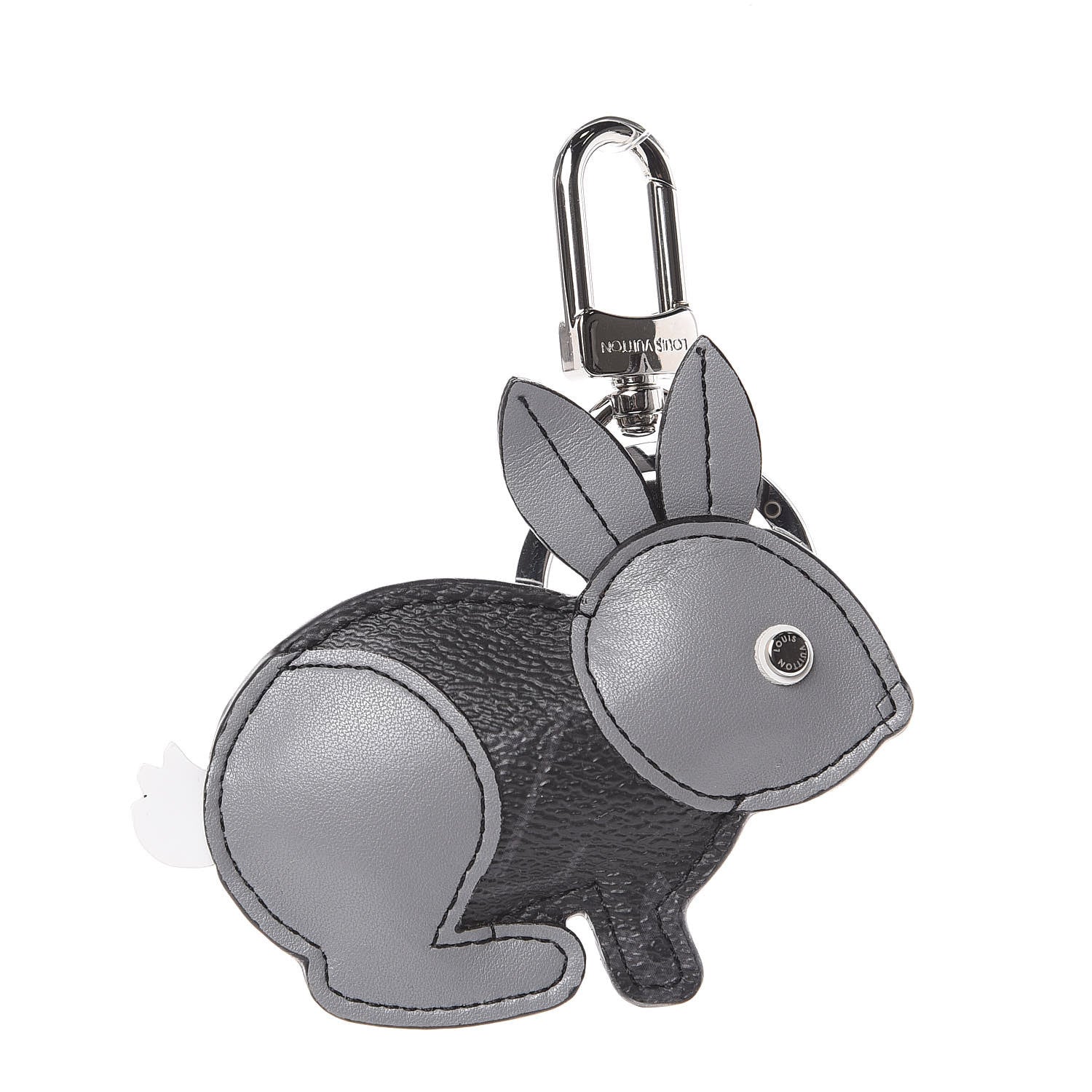 Louis Vuitton Monogram Eclipse Rabbit Bag Charm Key Holder 1 of 4