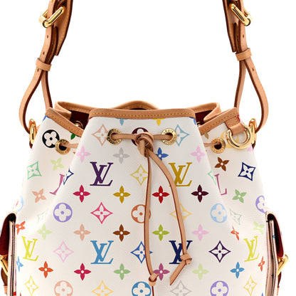 Louis Vuitton Monogram Multicolor Petit Noe White 7 of 10