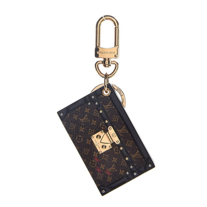 Louis Vuitton Petite Malle Bag Charm Key Holder Brown 1 of 6